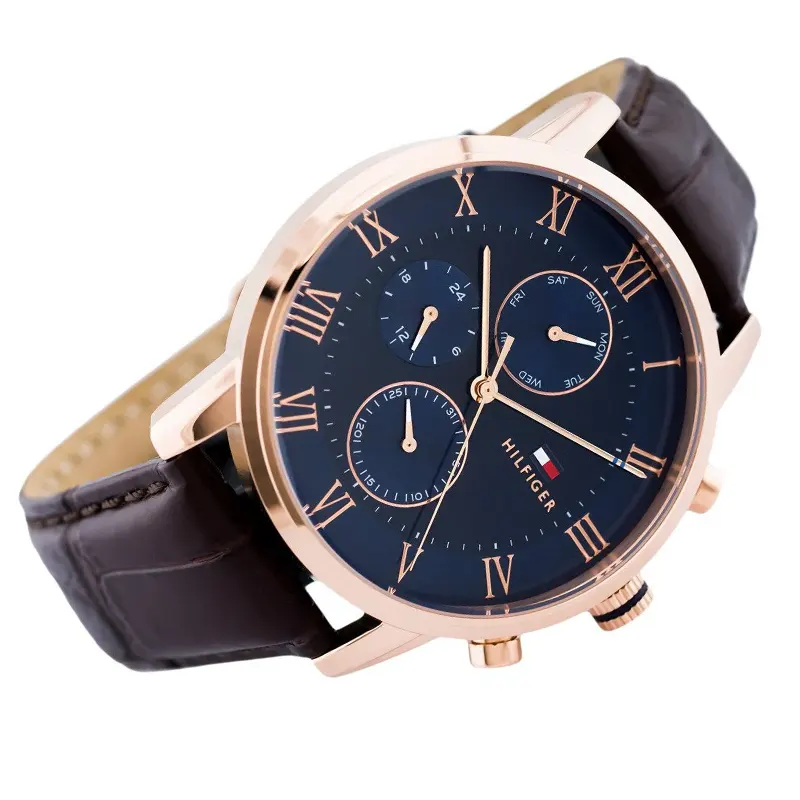 Tommy Hilfiger Kane Chronograph Leather Men's Watch- 1791399